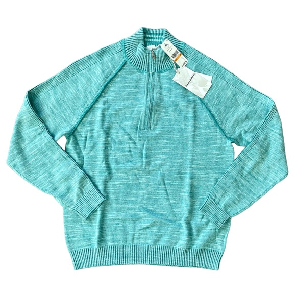 Tommy Bahama Di Sabbia Flip Half Zip - Picture 2 of 5